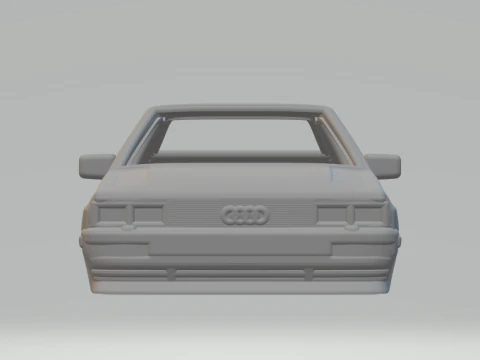 Audi quattro 3D Print Model