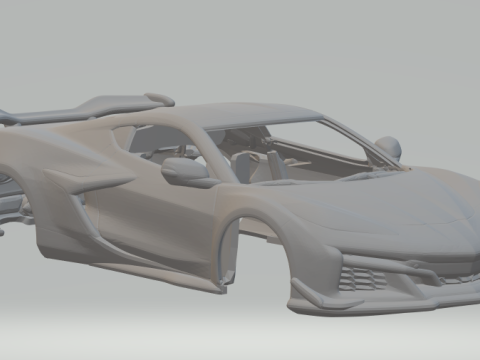 Corvette z06 3D Print Model