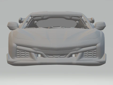 Корвет z06 3D Принт Модель