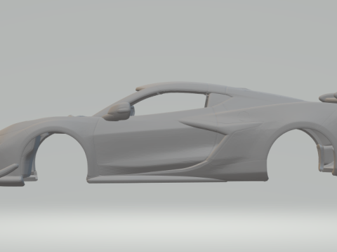Corvette z06 3D प्रिंट मॉडल