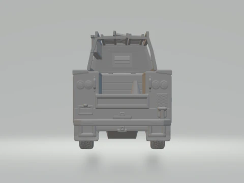 Toyota land cruiser 3D Print Model
