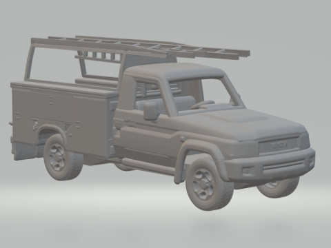 Toyota land cruiser Modelo de impresión 3D