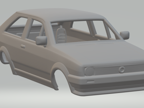 Volkswagen polo 3D Print Model