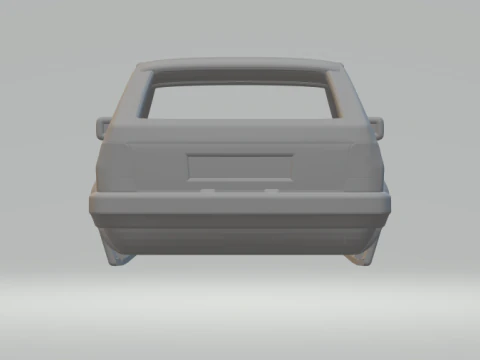 Volkswagen polo 3D Print Model