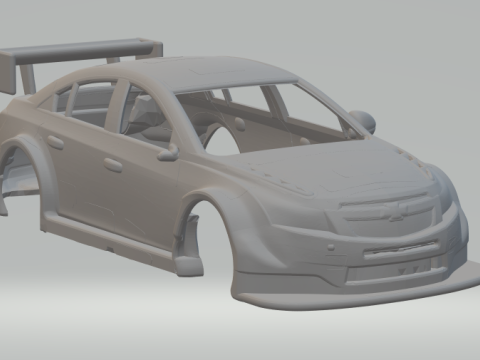 Chevrolet cruze race car 3D-printmodel