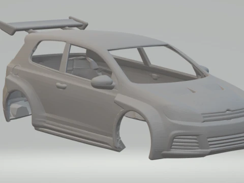 Volkswagen golf custom 3D Print Model