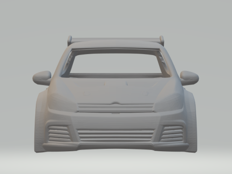 Volkswagen golf custom 3D Print Model