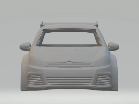 Volkswagen golf custom 3D Print Model