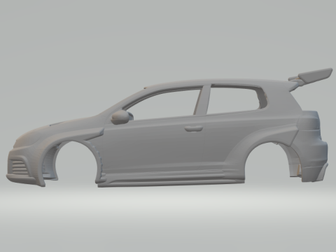 Volkswagen golf custom 3D Print Model