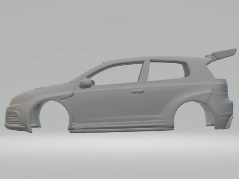 Volkswagen golf custom 3D Print Model