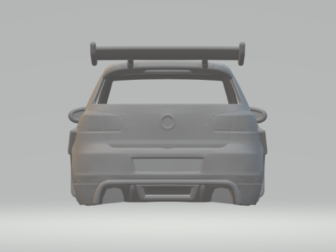 Volkswagen golf custom 3D Print Model