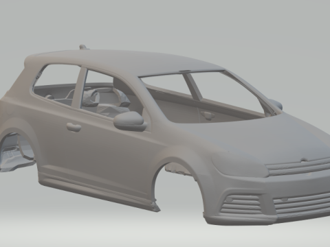Volkswagen golf Modelo de impresión 3D