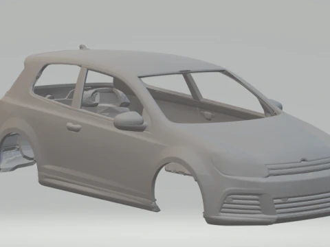 Volkswagen golf 3D Print Model