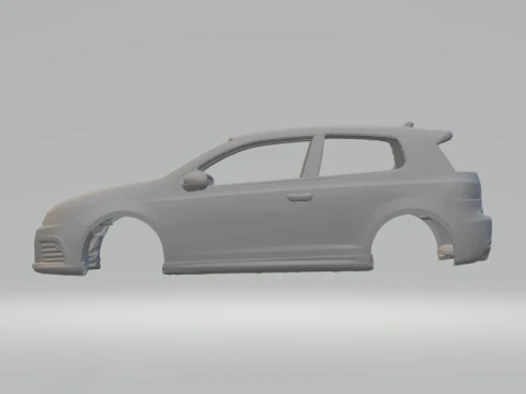 Volkswagen golf 3D Print Model