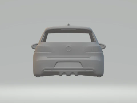 Volkswagen golf 3D Print Model