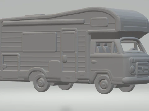 Vw bus camper 3D Print Model