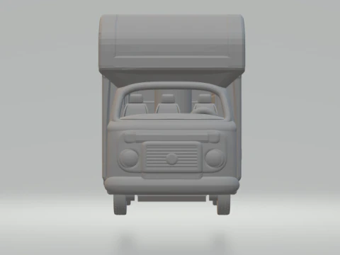 Vw bus camper 3D Print Model