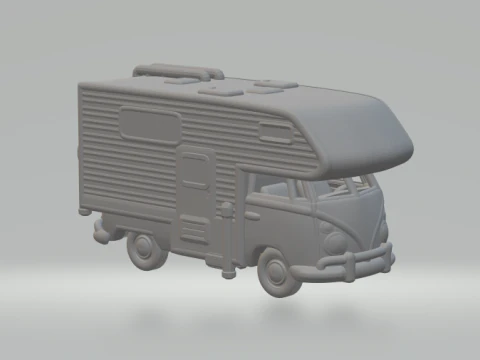 Volkswagen t1 camper 3D Print Model