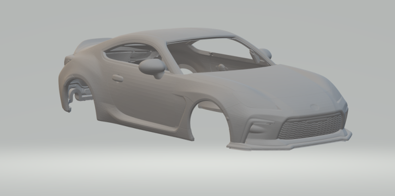 Toyota gr86 3D Print Model .c4d .max .obj .3ds .fbx .stl .blend