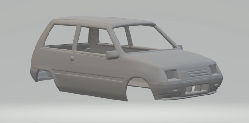 Oka 1111 3D Print Model .c4d .max .obj .3ds .fbx .stl .blend 