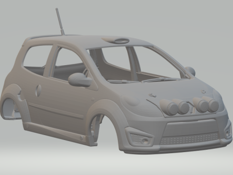 Renault twingo rally car Modelo de Impressão 3D