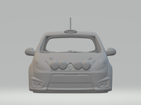 Renault twingo rally car Model Cetak 3D