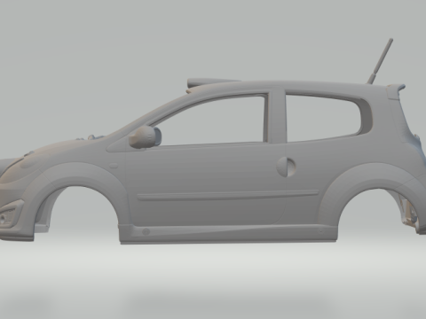 Renault twingo rally car Model Cetak 3D
