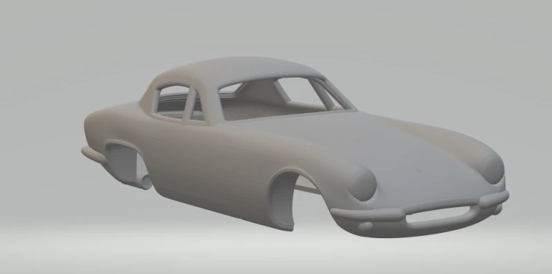 Lotus elite mk1 3D Print Model .c4d .max .obj .3ds .fbx .stl .blend 