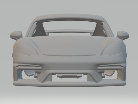 Porsche 718 cayman gt4 3D 打印模型