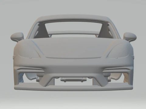 Porsche 718 cayman gt4 3D Print Model
