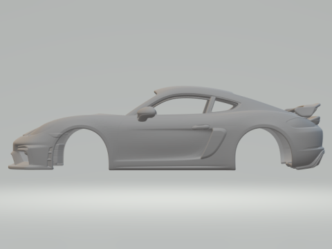 Porsche 718 cayman gt4 3D 打印模型
