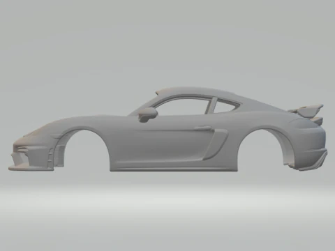Porsche 718 cayman gt4 3D Print Model