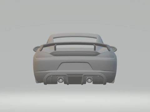 Porsche 718 cayman gt4 3D Print Model