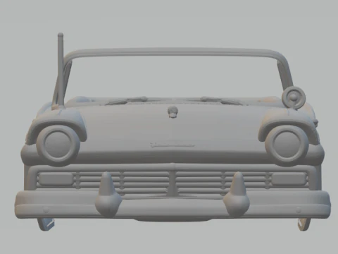 Fairlane 500 Skyliner 3D Print Model