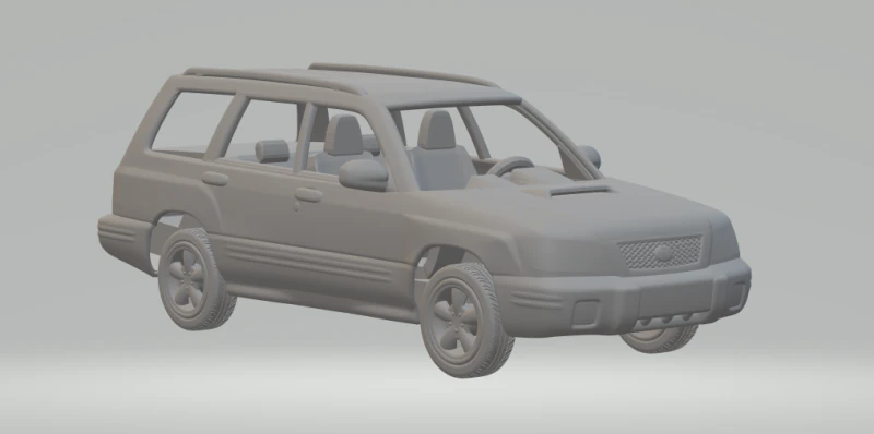 Subaru forester 3D Print Model .c4d .max .obj .3ds .fbx .stl .blend 