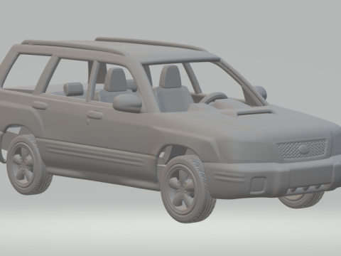 Subaru forester 3D प्रिंट मॉडल