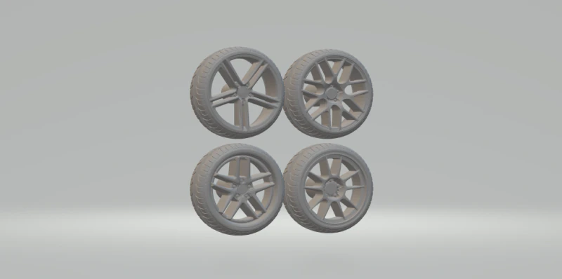 Confezione di cerchi TSW Modello di stampa 3D .c4d .max .obj .3ds .fbx .stl .blend 