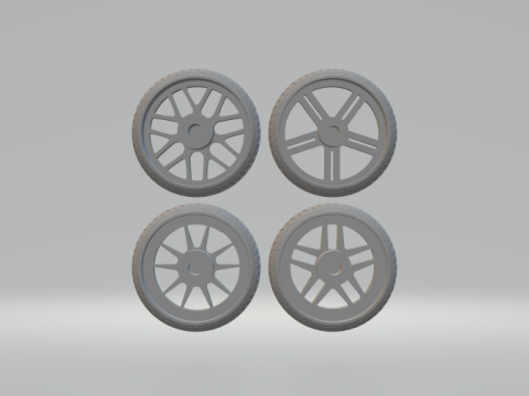 Pack tsw rims 3Dプリントモデル