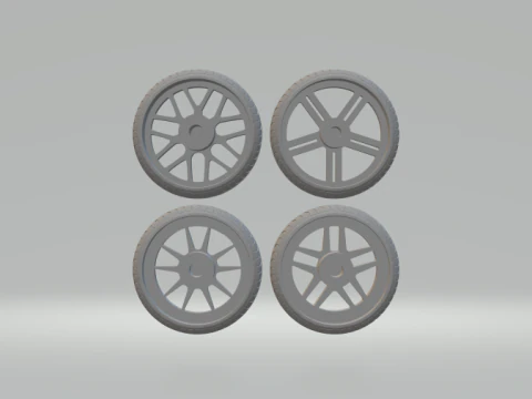 Confezione di cerchi TSW Modello di stampa 3D