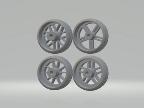 Confezione di cerchi TSW Modello di stampa 3D