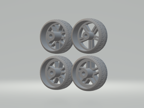 Pack tsw rims 3Dプリントモデル