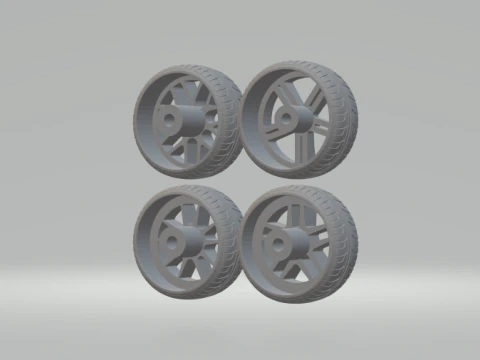 Confezione di cerchi TSW Modello di stampa 3D