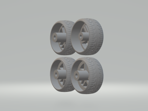Pack tsw rims 3Dプリントモデル