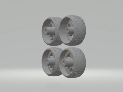 Confezione di cerchi TSW Modello di stampa 3D