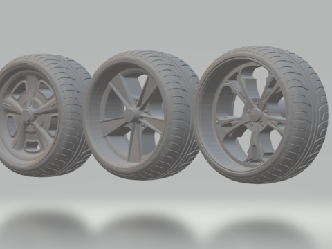 Pack us mags rims 3D 打印模型