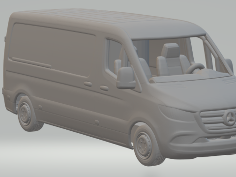 Mercedes benz sprinter 3D Print Model
