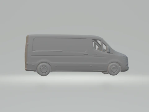 Mercedes benz sprinter 3D Print Model
