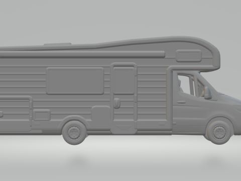 Mercedes benz sprinter motorhome 3D Print Model