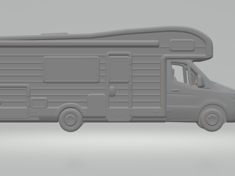 Mercedes benz sprinter motorhome 3D Print Model