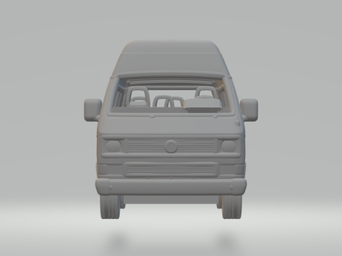 Vw t3 Modèles 3D en vedette